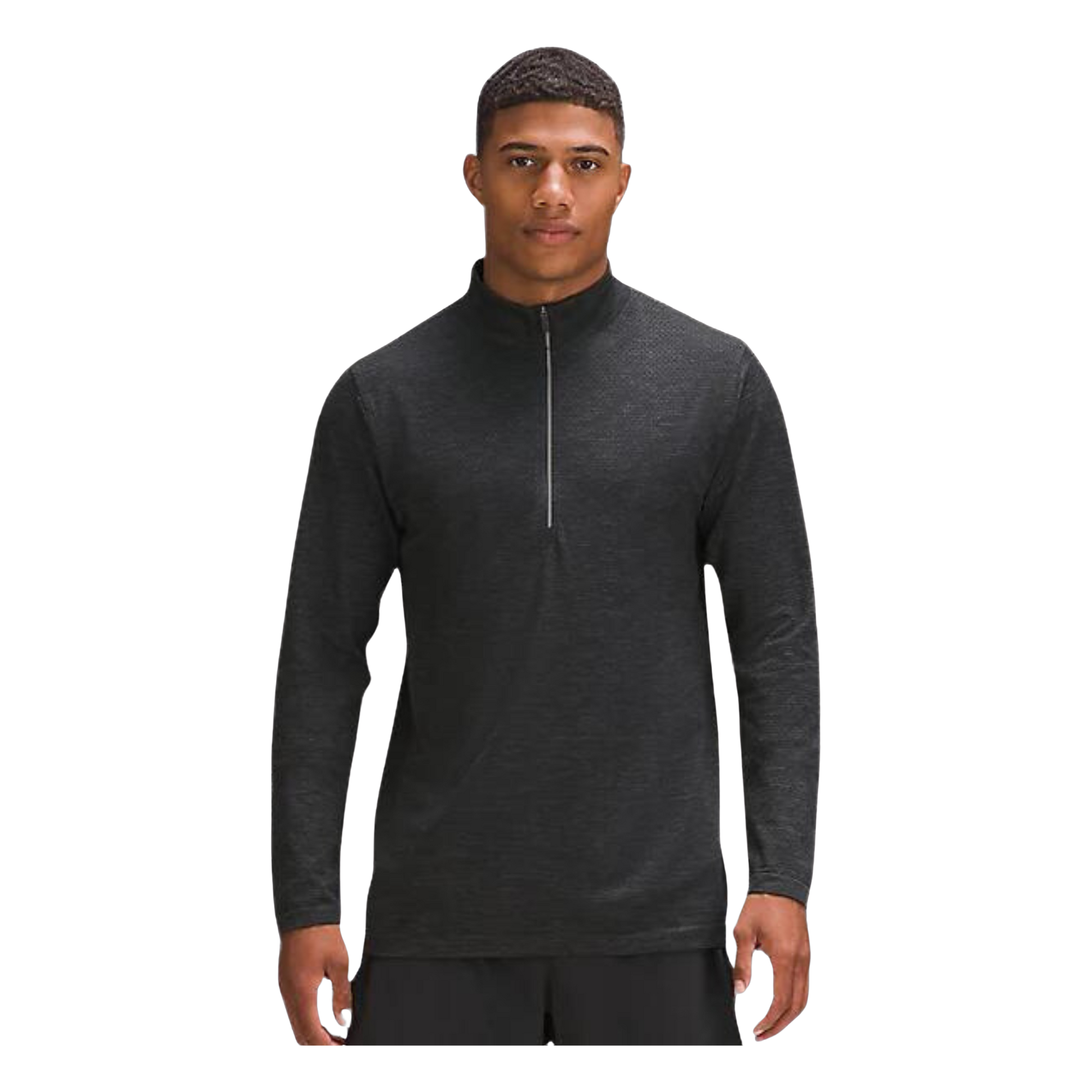 Metal Vent outlet Tech Midweight Half-Zip Size L Color Graphite Grey/Black